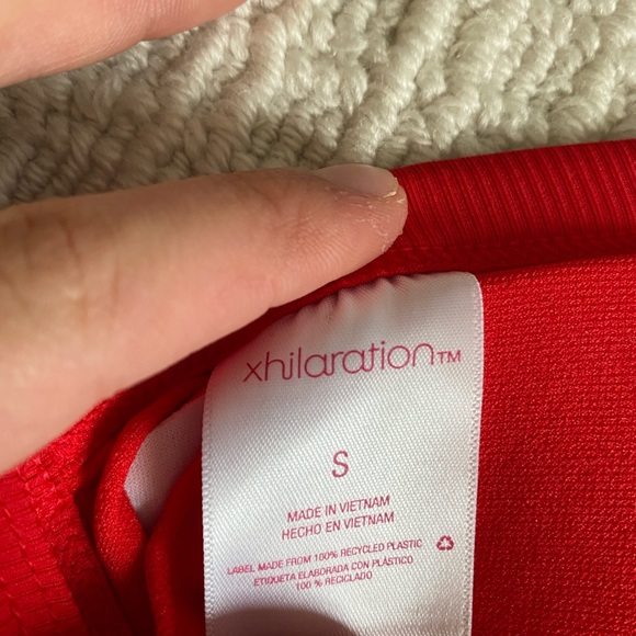 Xhilaration red bathing suit top - Picture 3 of 3